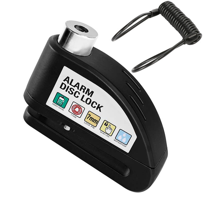 Disc Brake Lock with 110dB Alarm | For Motorcycles & Bicycles