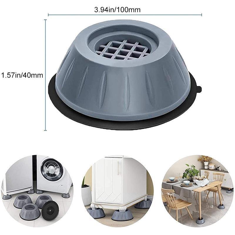Anti-Vibration Pads for Washing Machines | Set of 4, Noise Reducing