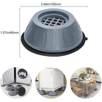 Anti-Vibration Pads for Washing Machines | Set of 4, Noise Reducing