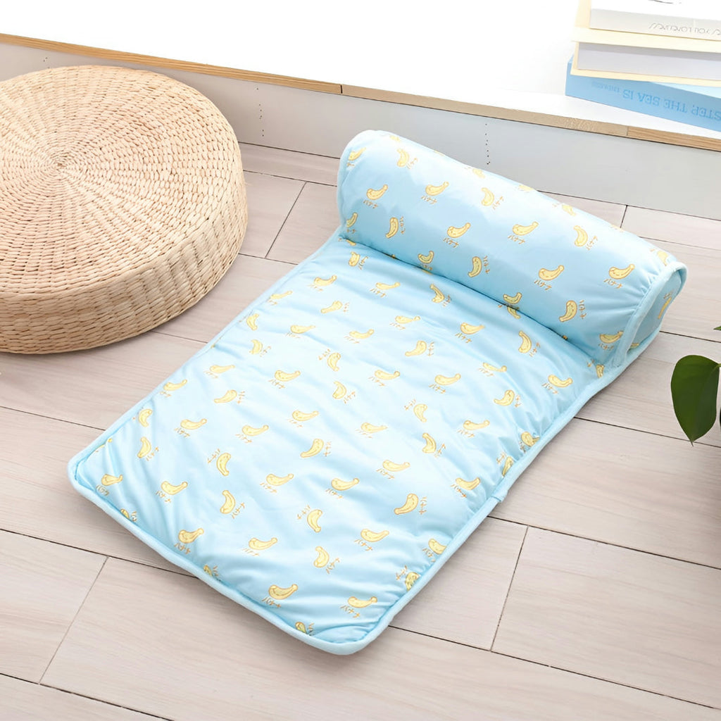 Self-Cooling Pet Mat | No Electricity, Silk-Ice Fibre, 5 Fun Designs
