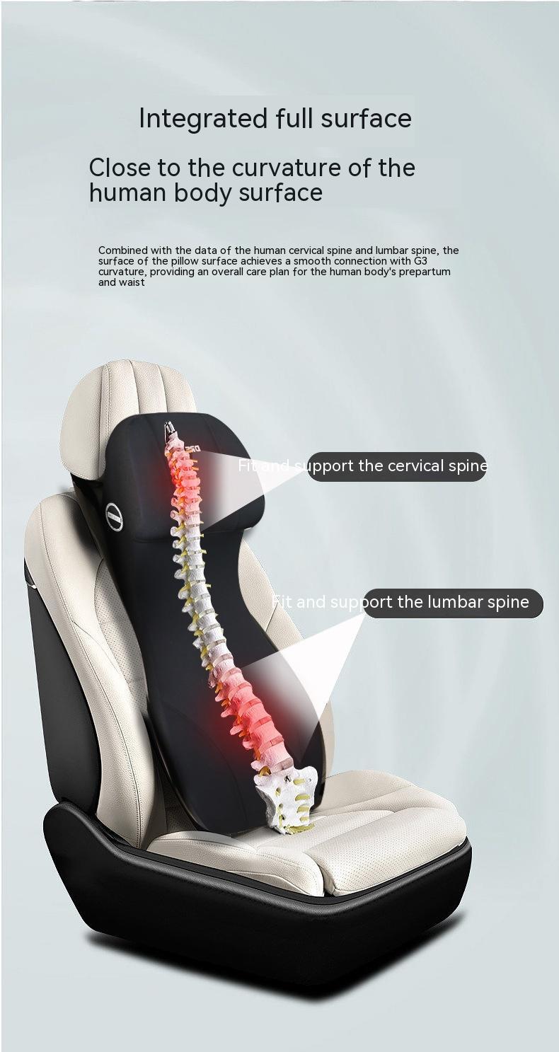 Memory Foam Car Seat Cushion | Ergonomic, 6 Colours, Seat or Headrest
