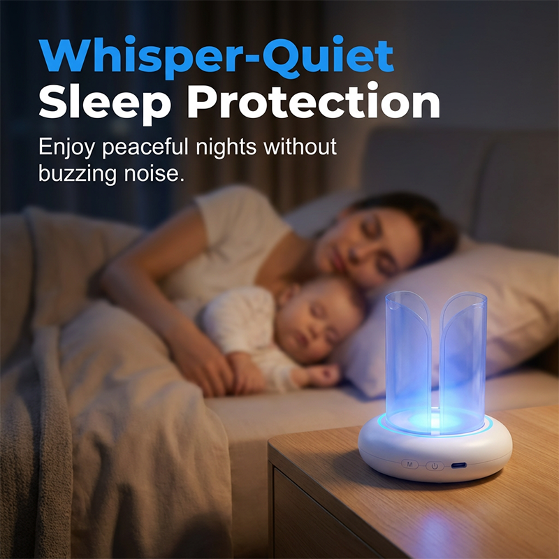 Insect Trap UV Light 360° – Chemical-Free Mosquito & Fly Killer for Indoors & Outdoors