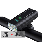 5000 Lumen Bike Light | USB-C, 10,000mAh Battery, Time Display