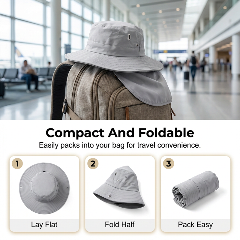 Sun Protection Hat with Removable Face Shield – 2-in-1 with Cooling Ice-Silk