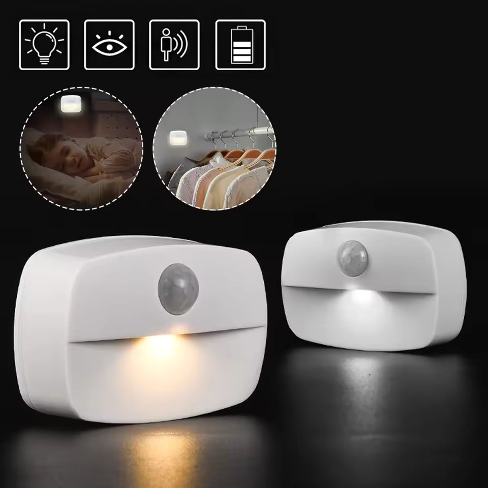 Motion Sensor LED Night Light | 120° Detection, 20 Second Auto-Off
