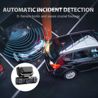 4-Channel Dashcam | 360° Surround View, Night Vision, GPS, WiFi