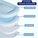 Dog Cooling Mat | Temperature Control, Non-Slip, Machine Washable