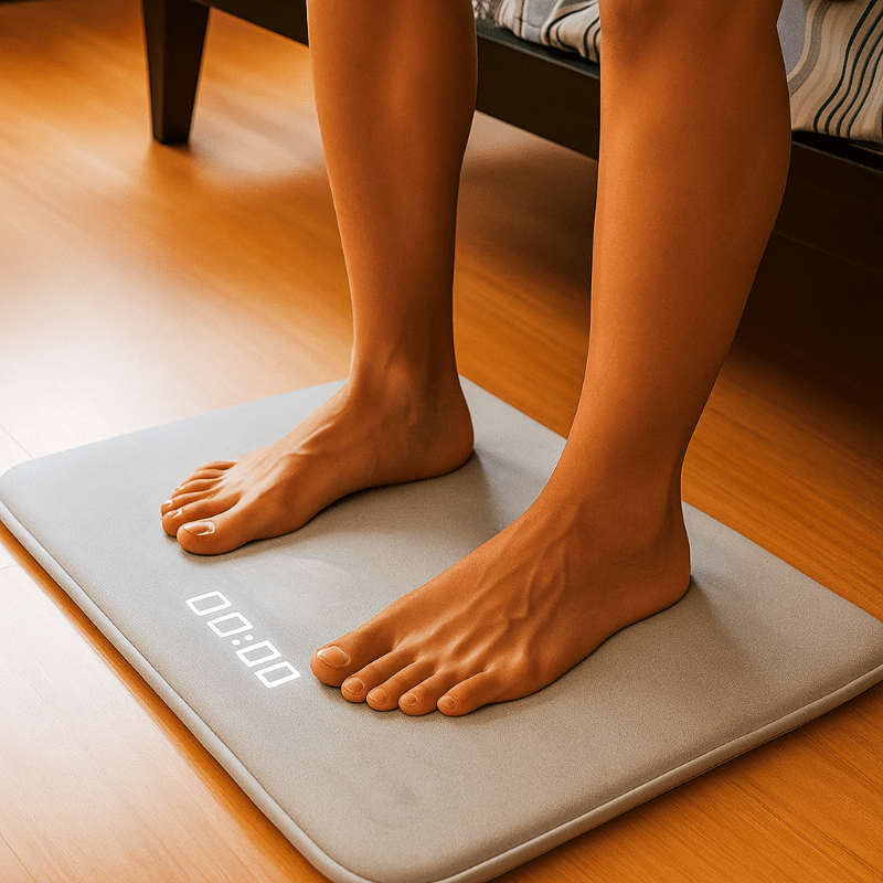 Alarm Clock Rug | Pressure Sensor, No Snooze, Get Out of Bed
