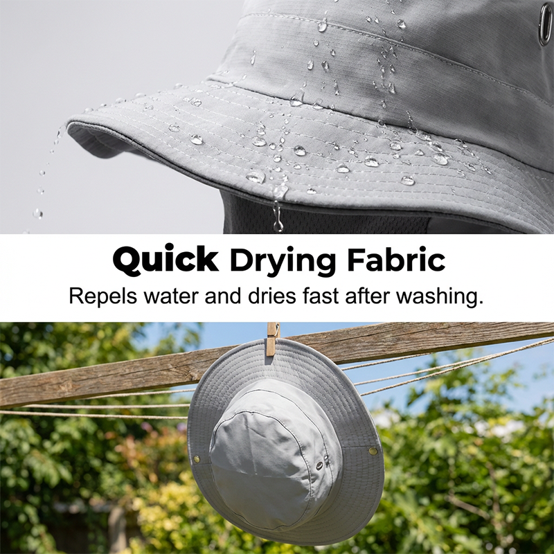 Sun Protection Hat with Removable Face Shield – 2-in-1 with Cooling Ice-Silk