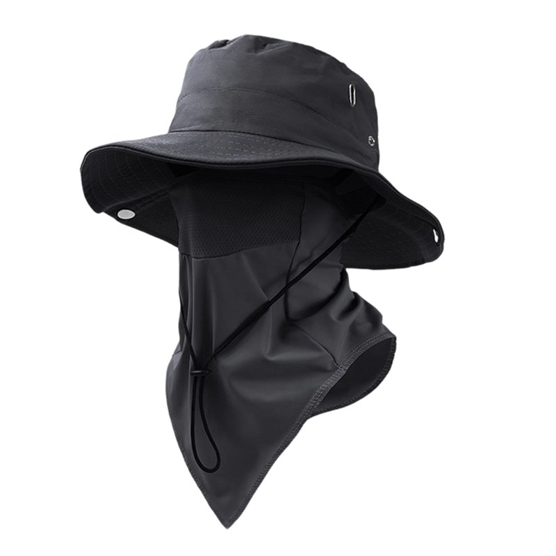 Sun Protection Hat with Removable Face Shield – 2-in-1 with Cooling Ice-Silk
