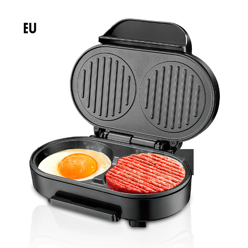 Double Breakfast Maker | Non-Stick, Two Plates, 1.2 kg