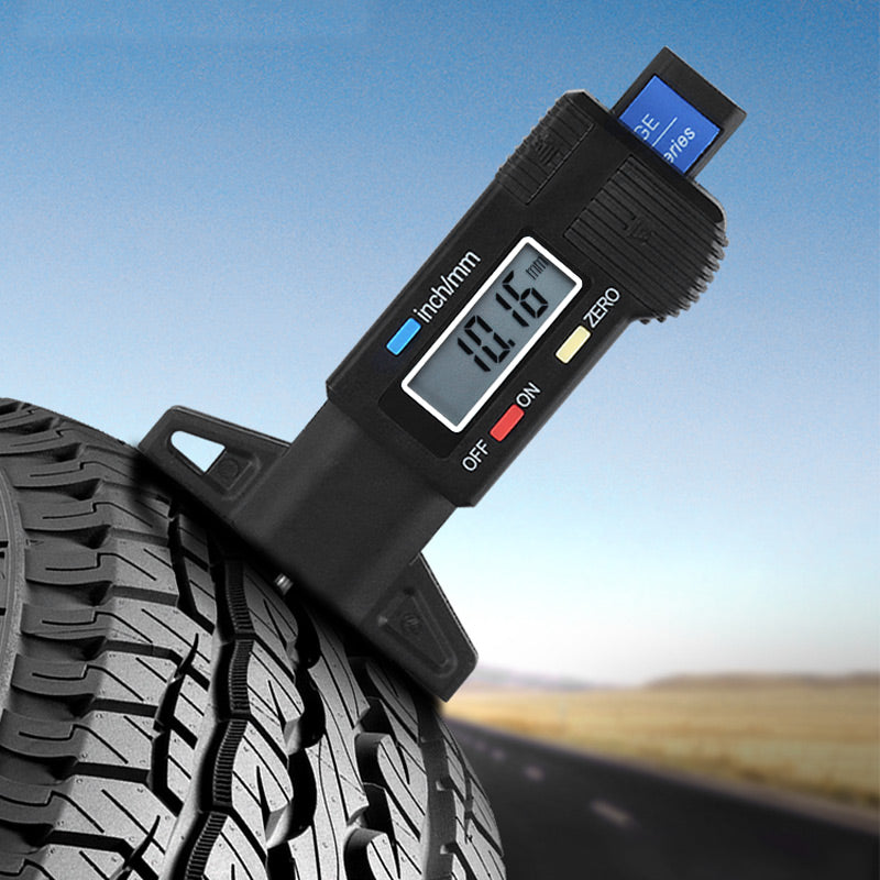 Digital Tyre Tread Depth Gauge | LCD Display, 0.01mm Accuracy