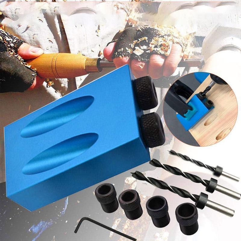 Angle Drill Guide for Woodworking – 15° Angle