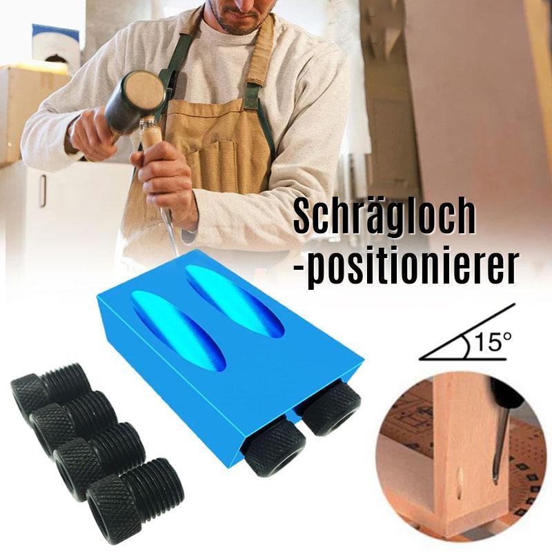 Angle Drill Guide for Woodworking – 15° Angle