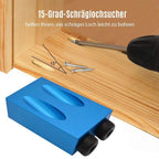 Angle Drill Guide for Woodworking – 15° Angle