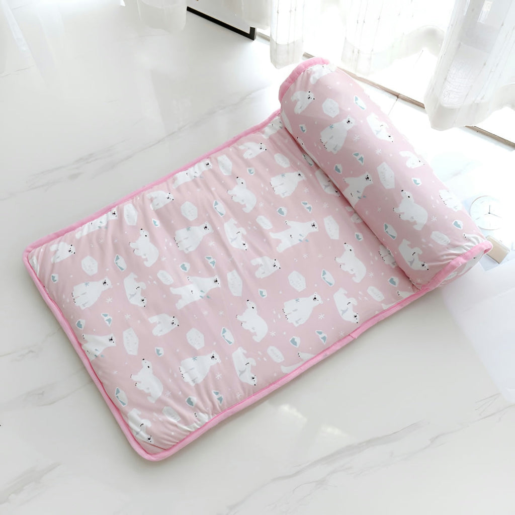 Self-Cooling Pet Mat | No Electricity, Silk-Ice Fibre, 5 Fun Designs