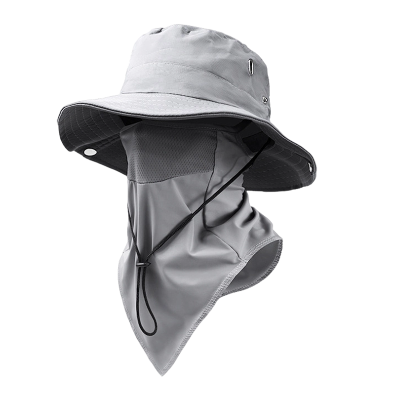 Sun Protection Hat with Removable Face Shield – 2-in-1 with Cooling Ice-Silk