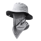 Sun Protection Hat with Removable Face Shield – 2-in-1 with Cooling Ice-Silk