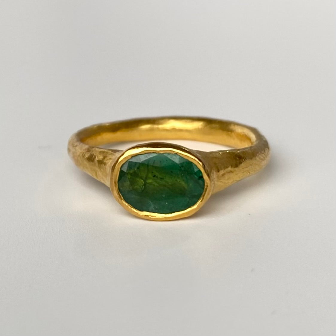 22ct Gold Emerald Ring | Ram Rijal