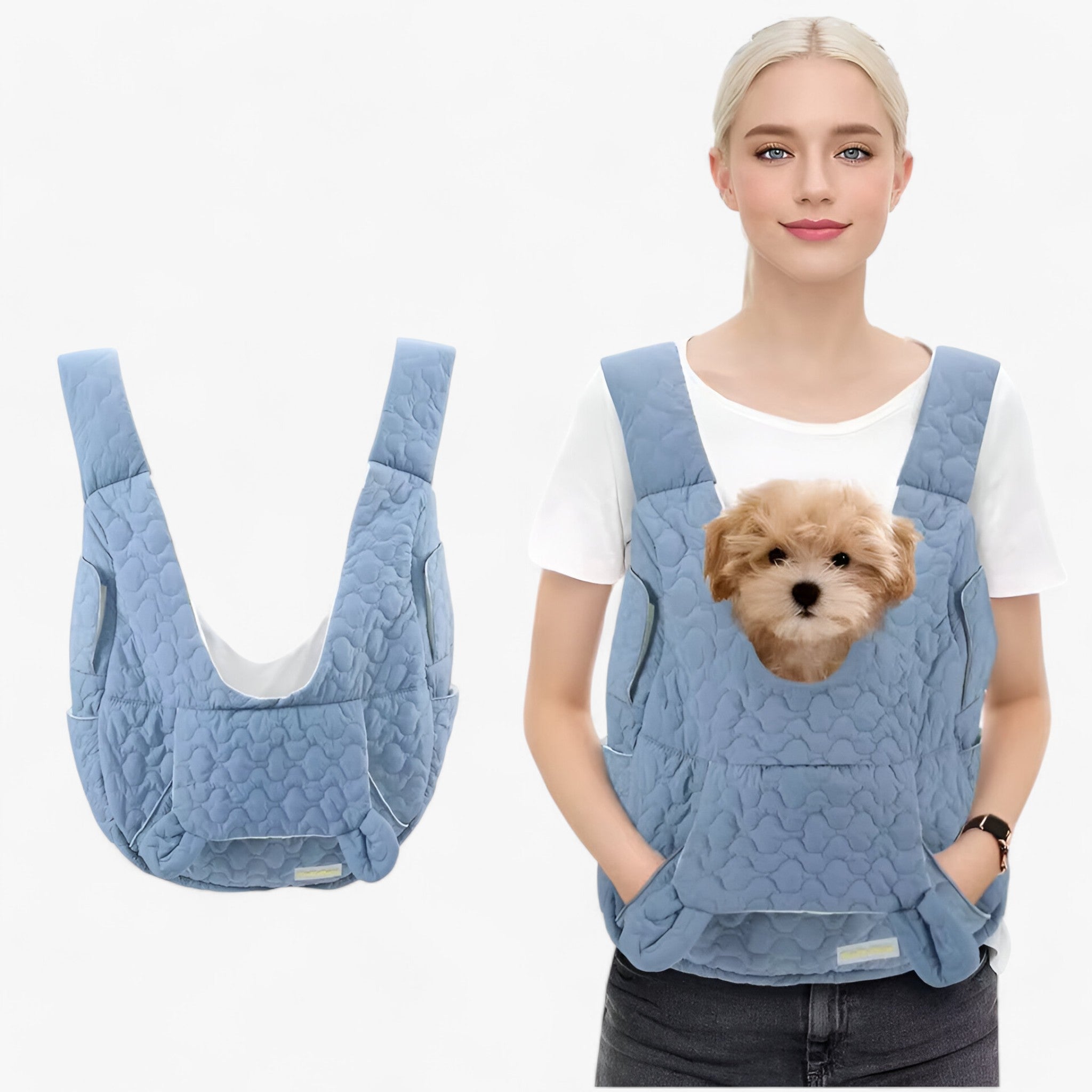 Pet Travel Bag for Small Dogs & Cats | Holds Pets Up to 10kg