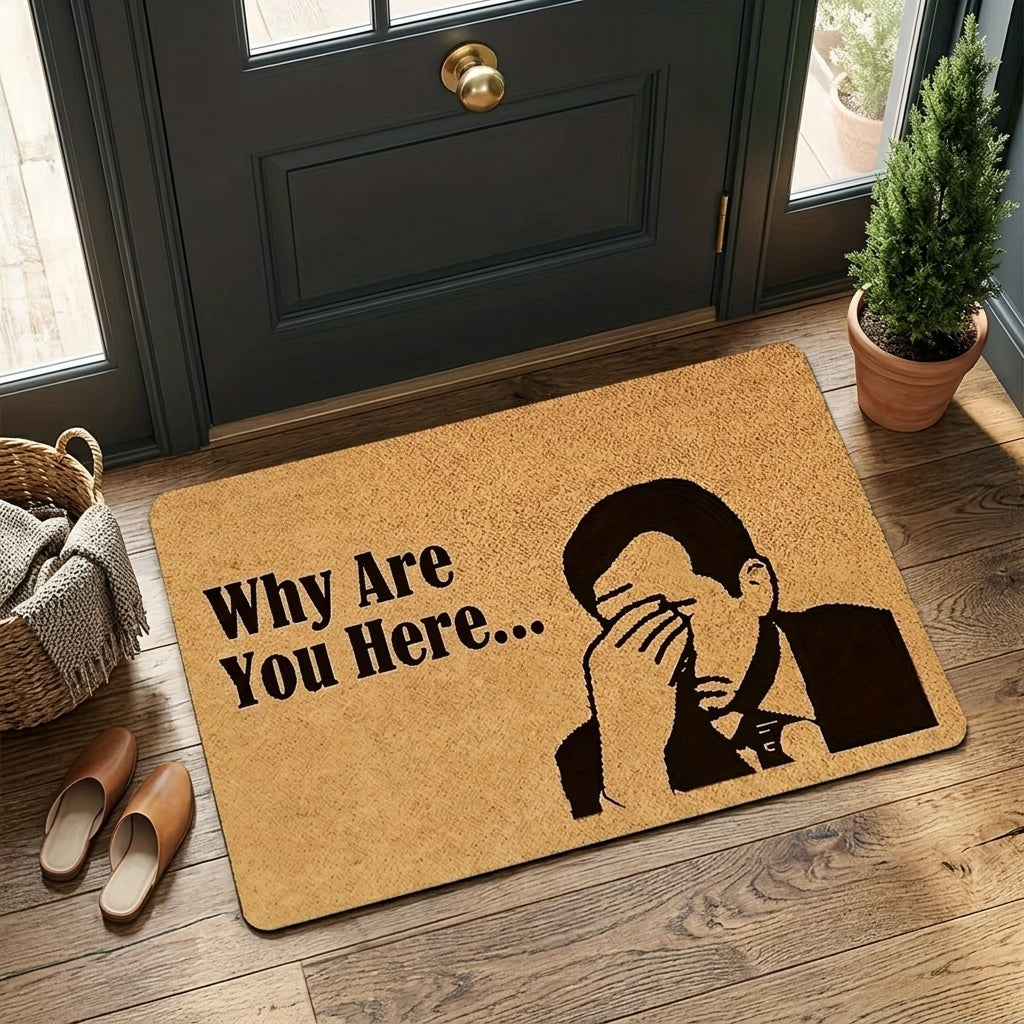 Humorous Doormat | "Oh No, You Again" Memory Foam Mat