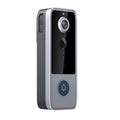 Smart doorbell with camera on a white background
