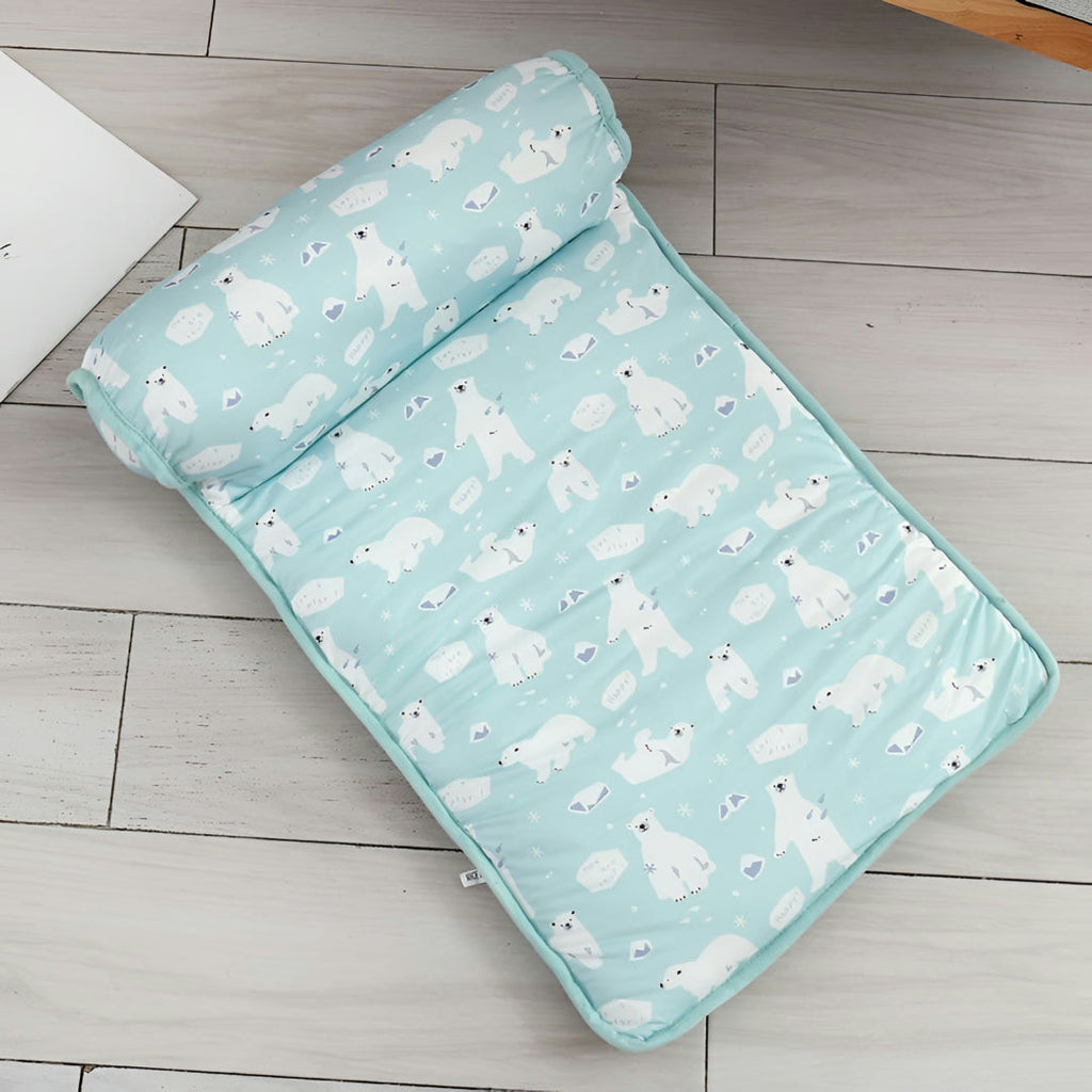 Self-Cooling Pet Mat | No Electricity, Silk-Ice Fibre, 5 Fun Designs