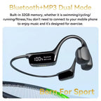 IPX8 Bone Conduction Swim Headphones