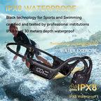 IPX8 Bone Conduction Swim Headphones