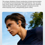 Swim Headphones | Bone Conduction, IPX8 30M, 32GB, 12H Battery, MP3+Bluetooth