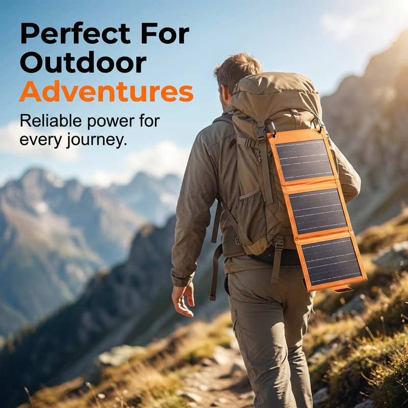 Foldable Solar Charger | USB Ports