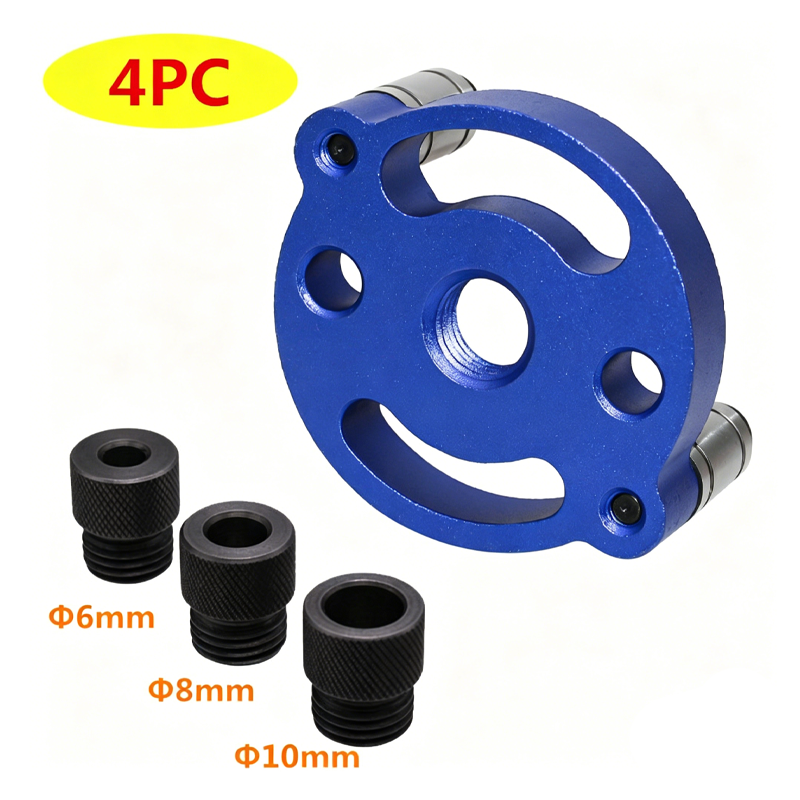Self-Centering Drill Guide | Aluminium Alloy for Wood Joints