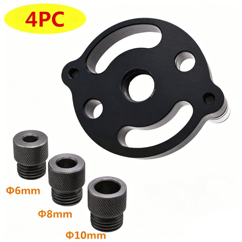 Self-Centering Drill Guide | Aluminium Alloy for Wood Joints