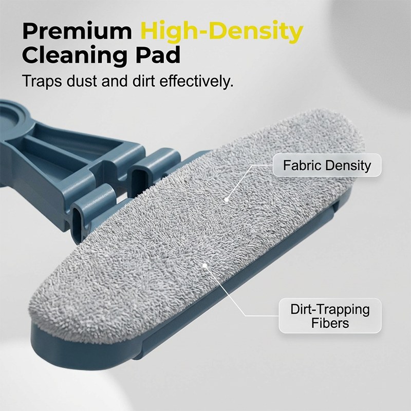 Telescopic Window Cleaner | High-Density Pad, Reaches High Windows