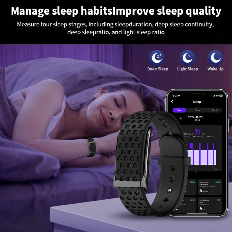 Smart Waterproof Fitness Tracker Bracelet