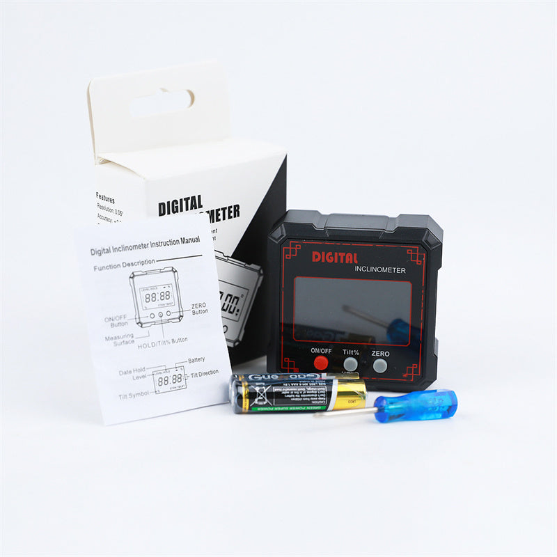 Digital Angle Gauge | IP54 Waterproof with Magnetic Base