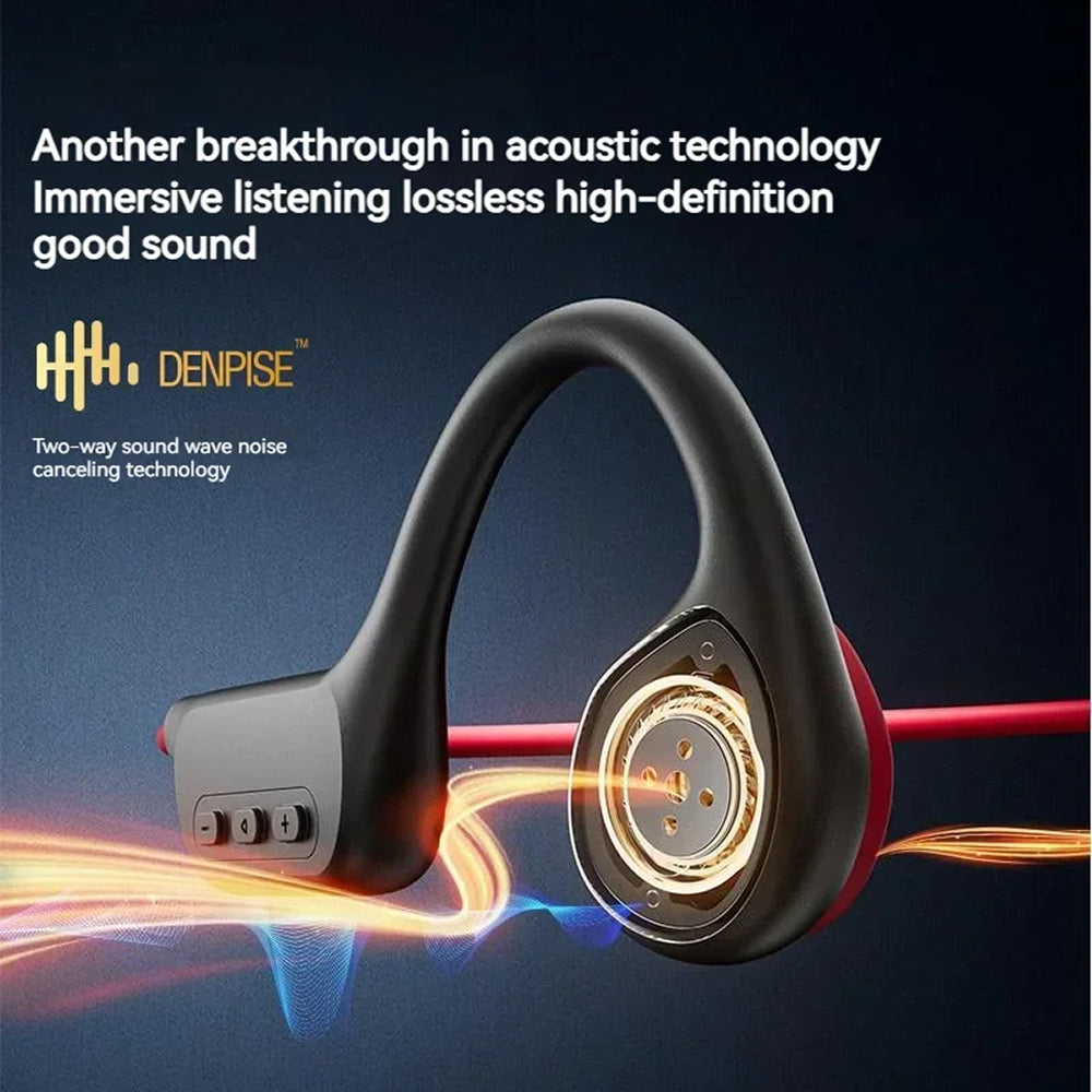Swim Headphones | Bone Conduction, IPX8 30M, 32GB, 12H Battery, MP3+Bluetooth