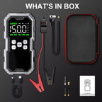 Jump Starter & Tyre Inflator | 6000A, 21800mAh, 150PSI, 2.7" LCD