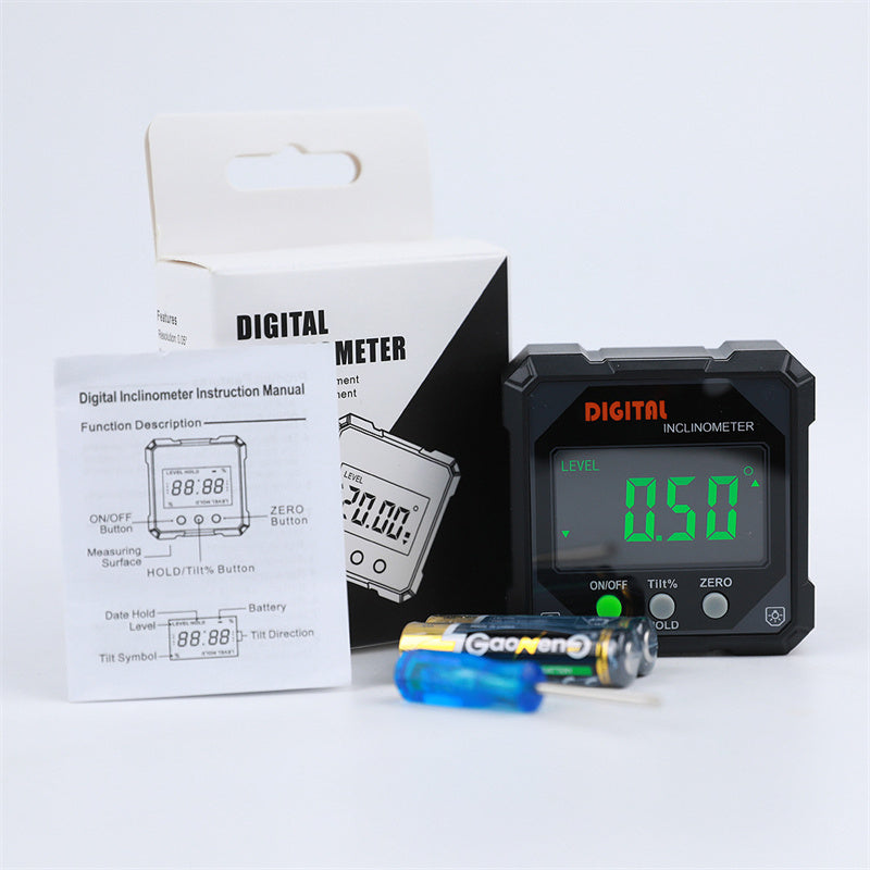 Digital Angle Gauge | IP54 Waterproof with Magnetic Base
