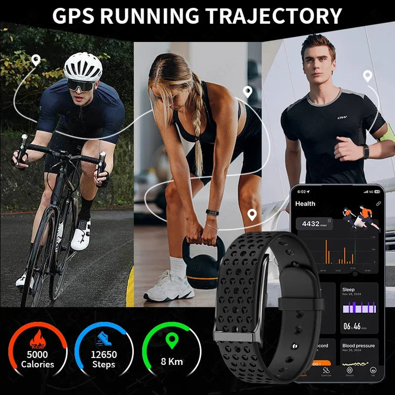 Smart Waterproof Fitness Tracker Bracelet