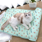 Self-Cooling Pet Mat | No Electricity, Silk-Ice Fibre, 5 Fun Designs