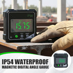 Digital Angle Gauge | IP54 Waterproof with Magnetic Base