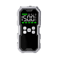 Digital pressure gauge with a white background