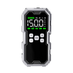 Digital pressure gauge with a white background