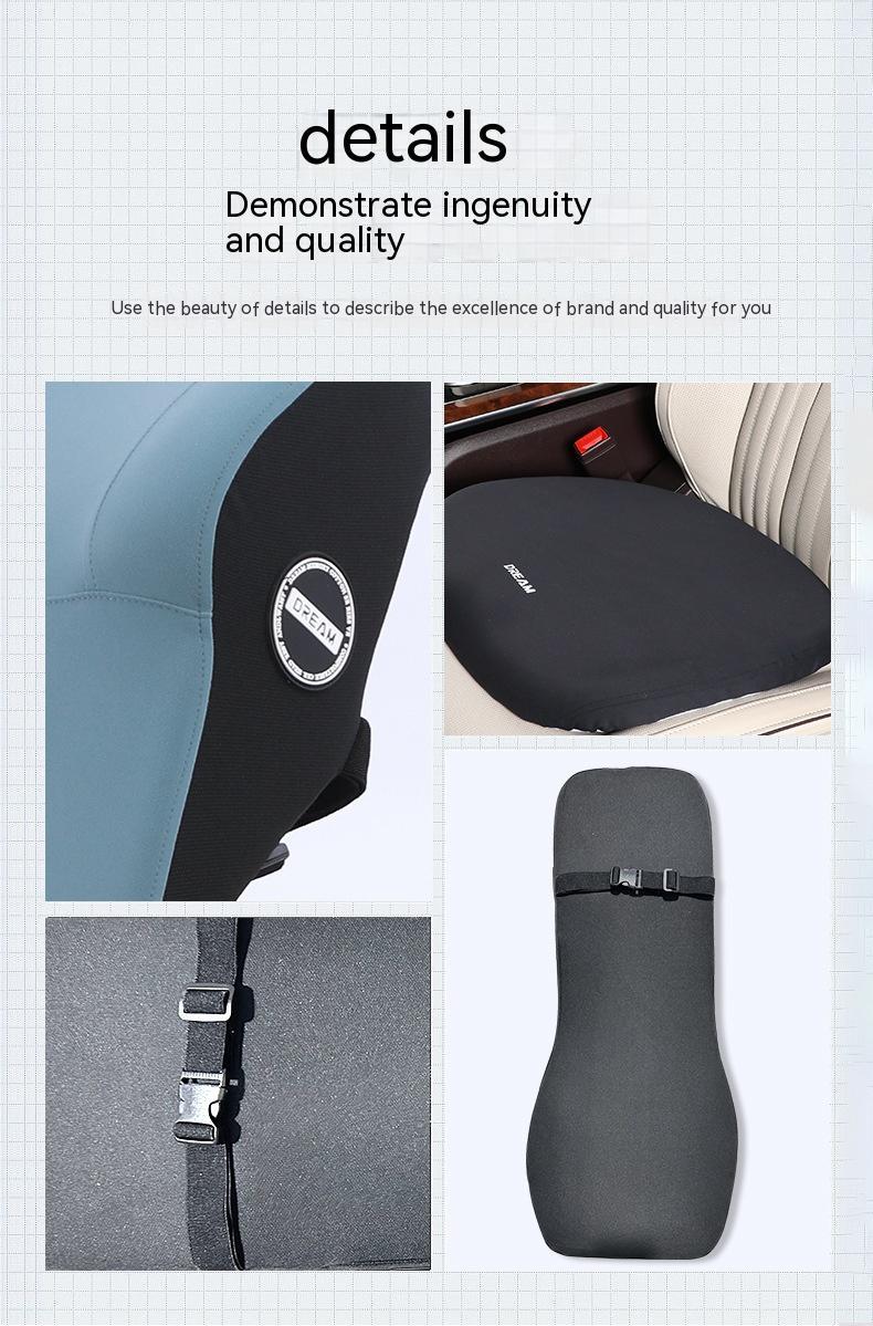 Memory Foam Car Seat Cushion | Ergonomic, 6 Colours, Seat or Headrest