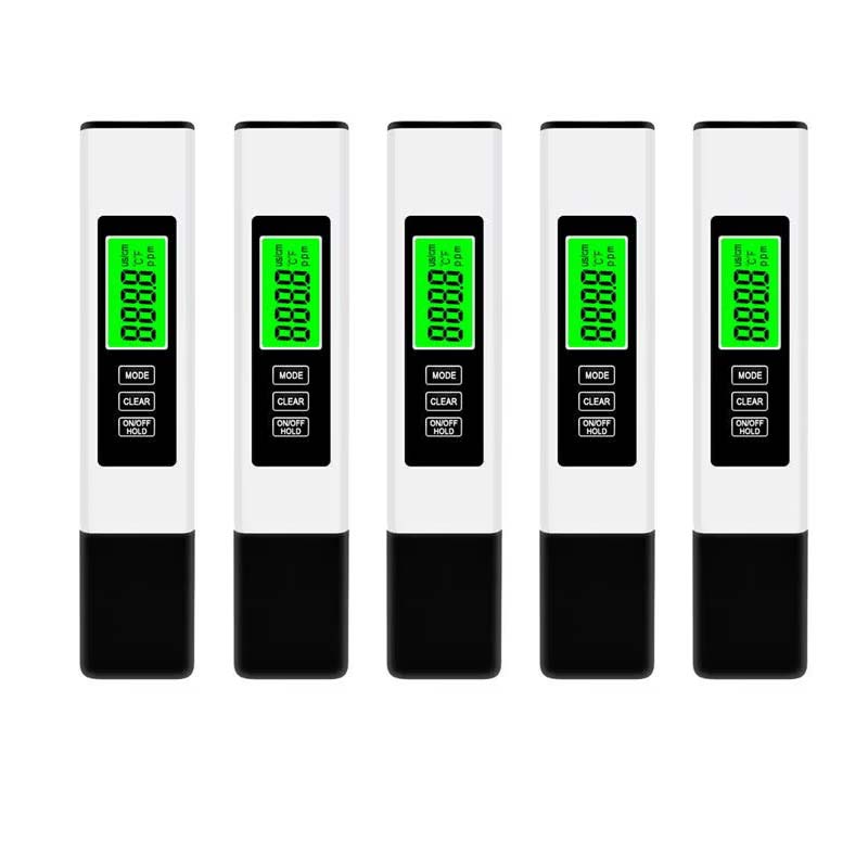 4-in-1 Digital Water Tester | Titanium Probe, TDS, EC, PPM, Temp