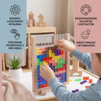 Wooden Puzzle Blocks | Montessori Toy for Children 2+