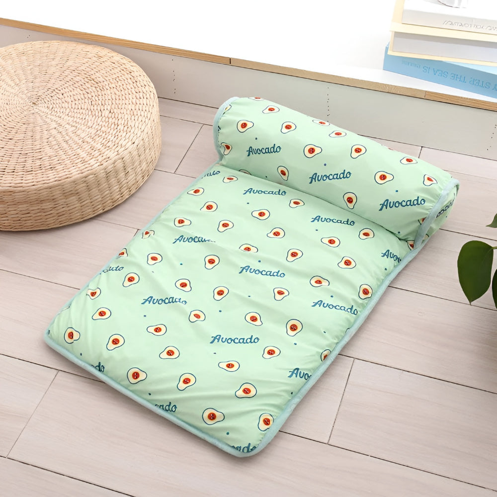 Self-Cooling Pet Mat | No Electricity, Silk-Ice Fibre, 5 Fun Designs