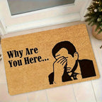 Humorous Doormat | "Oh No, You Again" Memory Foam Mat