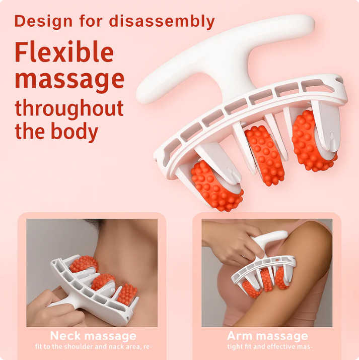 3D Muscle Massager | Full-Body Relaxation, 180° Adjustable